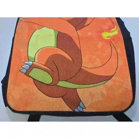 Unbranded Pokemon Charmander Backpack Orange Black - Picture 2 of 5
